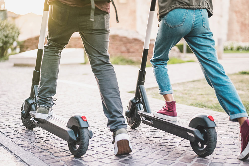 Image of E-Scooters to show that the Transport for London bans e-scooters